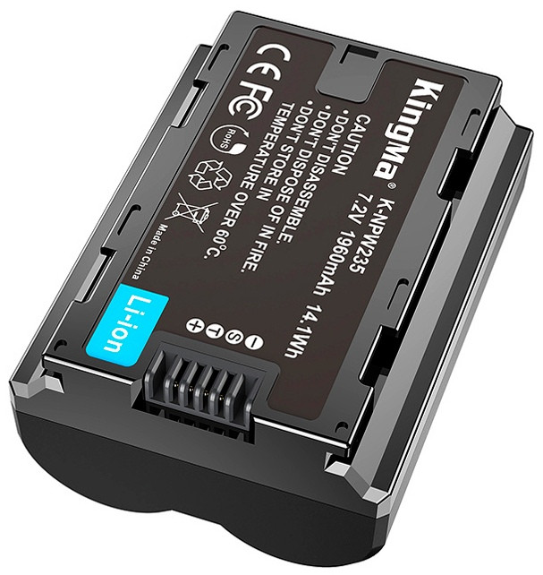 Аккумулятор KingMa NP-W235 1960mAh