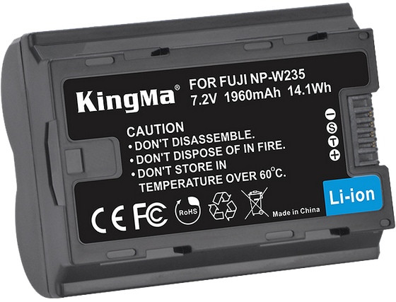 Аккумулятор KingMa NP-W235 1960mAh