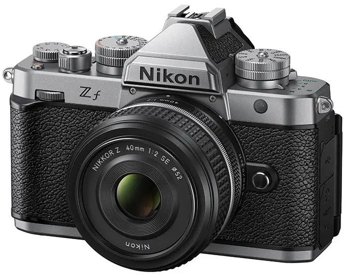 Беззеркальный фотоаппарат Nikon Z f Body, серебристый