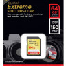 Карта памяти SDXC 64GB Sandisk Extreme Pro UHS-I V30 U3 150 Mb/s