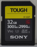 Карта памяти Sony SDHC 32Gb SF-G Tough Series UHS-II V90  (состояние 5)