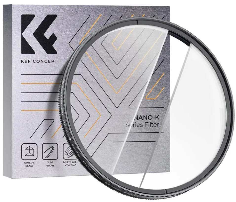 Светофильтр K&F Concept Nano-K Centerfield Split Diopter 82мм