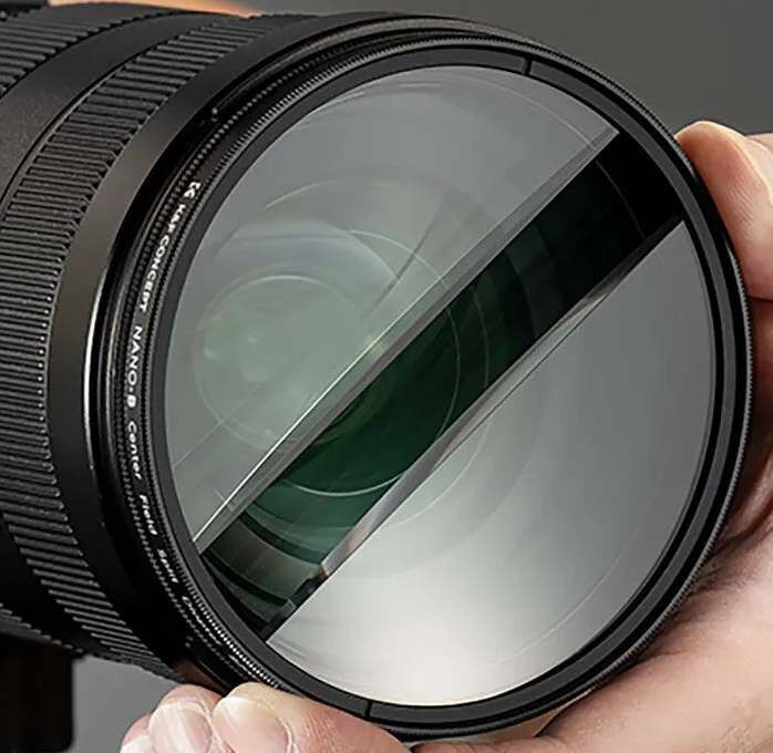 Светофильтр K&F Concept Nano-K Centerfield Split Diopter 82мм