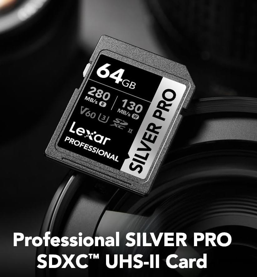 Карта памяти Lexar Professional Silver Pro SDXC 64 ГБ