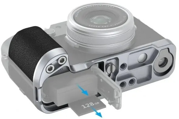 Дополнительный хват SmallRig 4555 для Fujifilm X100VI / X100V Серебро