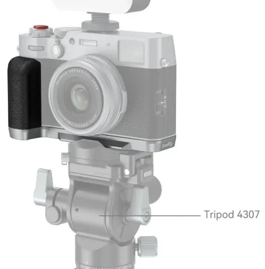 Дополнительный хват SmallRig 4555 для Fujifilm X100VI / X100V Серебро