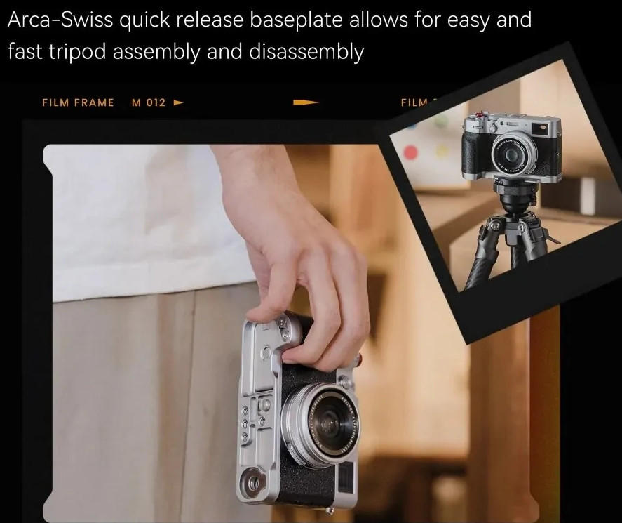 Дополнительный хват SmallRig 4555 для Fujifilm X100VI / X100V Серебро