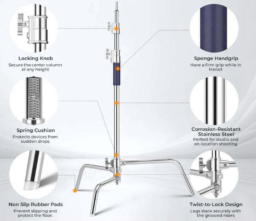 Стойка - журавль K&F Concept KF34.037 C-stand