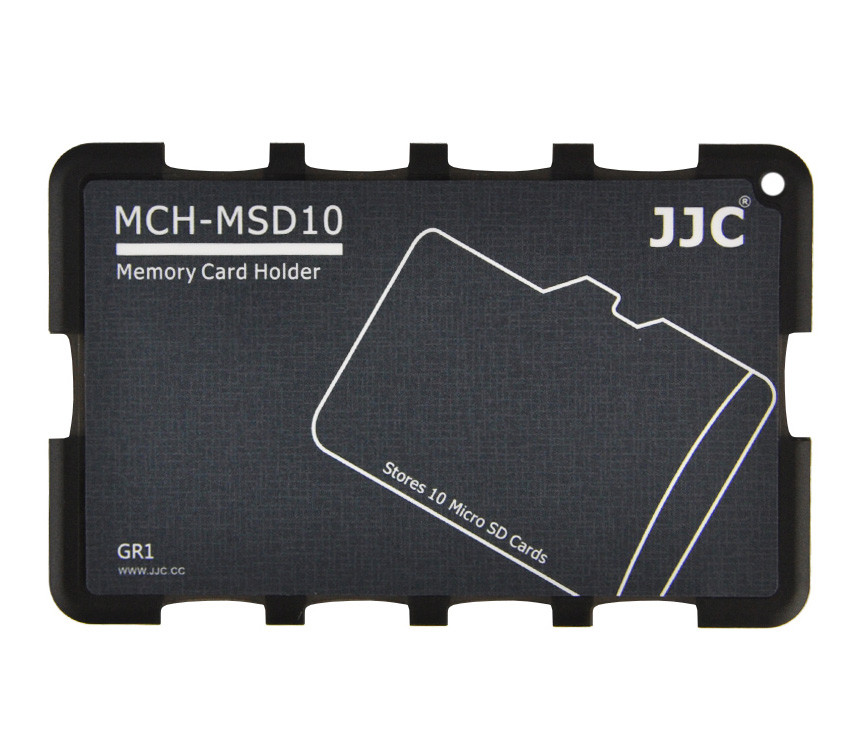 JJC MCH-MSD10GR Кейс для карт памяти на 10 х MicroSD