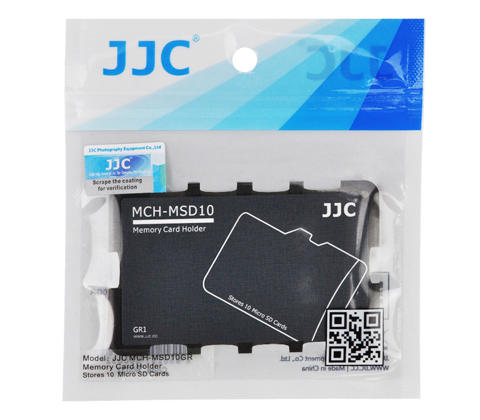 JJC MCH-MSD10GR Кейс для карт памяти на 10 х MicroSD