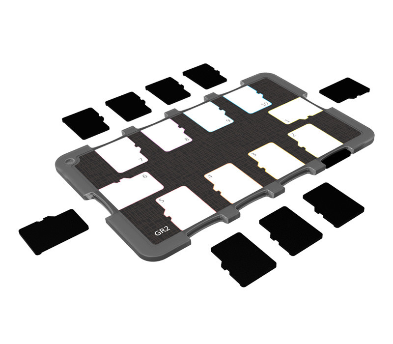 JJC MCH-MSD10GR Кейс для карт памяти на 10 х MicroSD