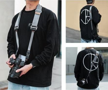 Шейный ремень K&F Concept Camera strap KF13.132 Серебро