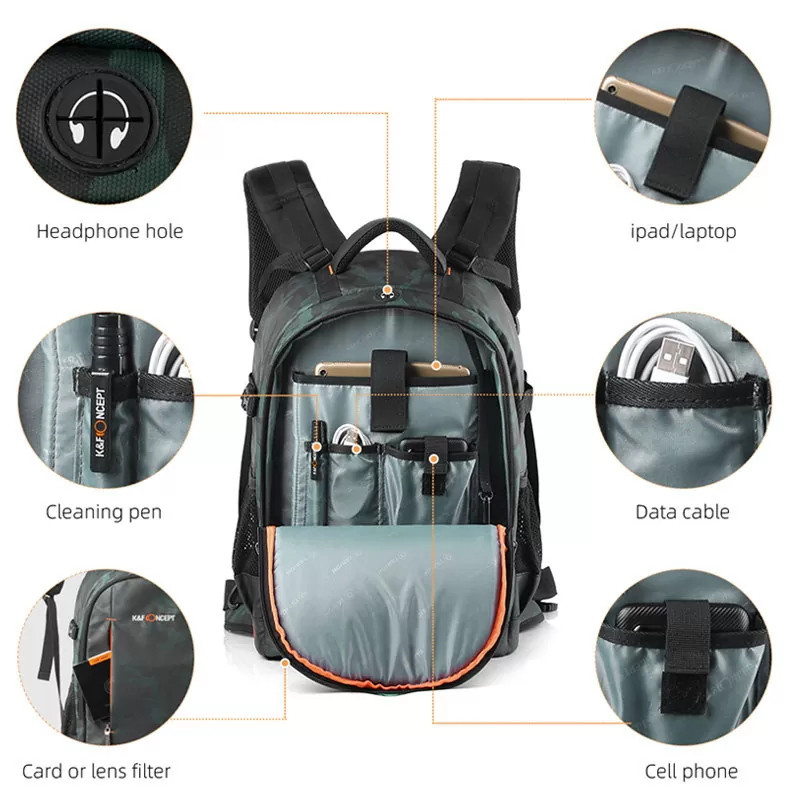 Рюкзак K&F Concept Multifunctional Large Backpack