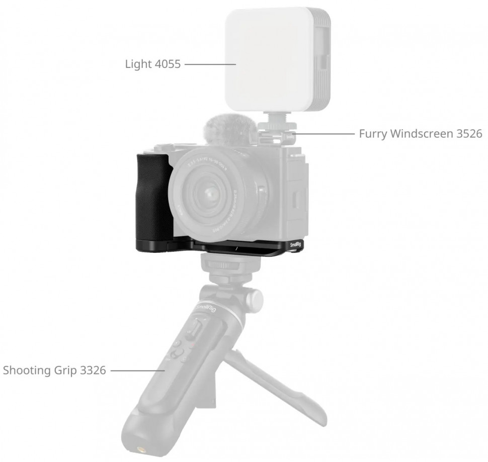 Площадка с рукояткой SmallRig 4778 для Sony ZV-E10 II Silicone