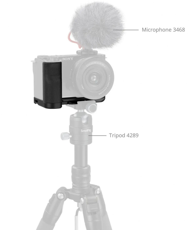 Площадка с рукояткой SmallRig 4778 для Sony ZV-E10 II Silicone