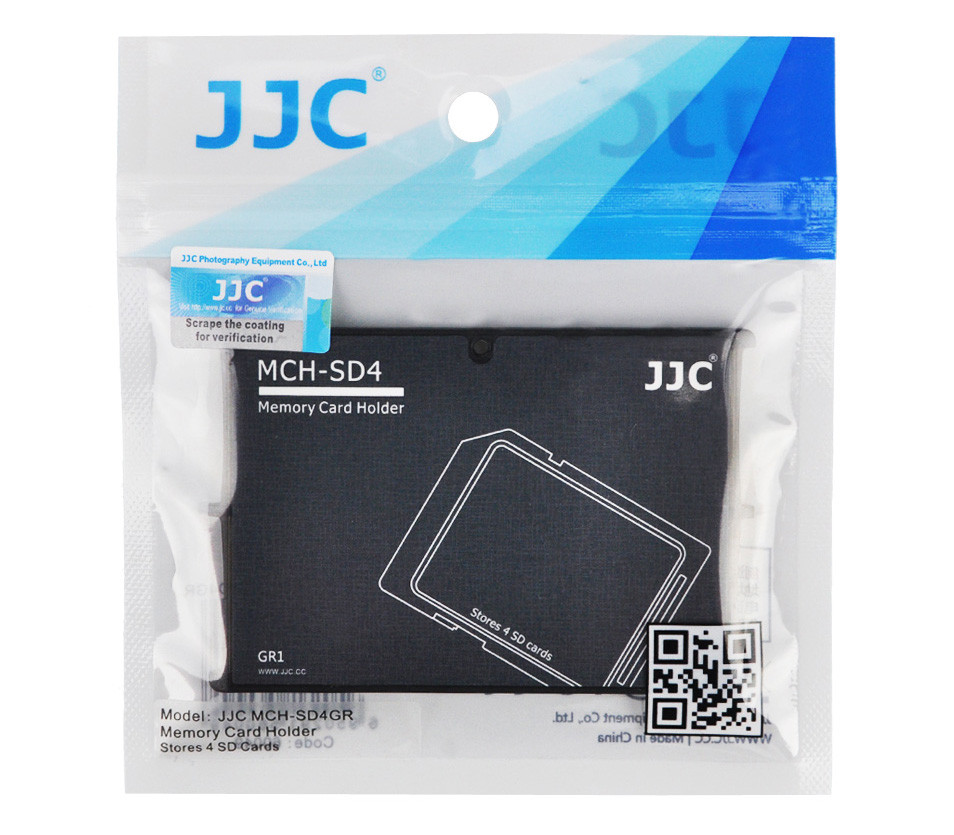 JJC MCH-SD4GR Кейс для карт памяти на 4 х SD