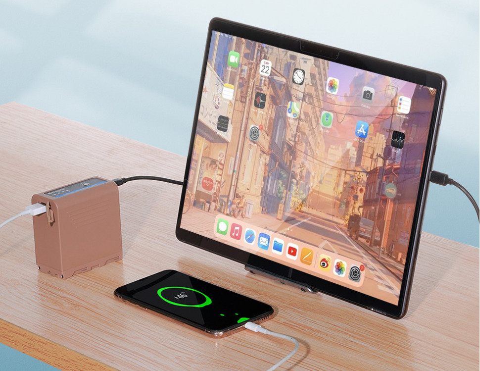 Аккумулятор Kingma NP-F970 7800mAh Type-C PD 20W