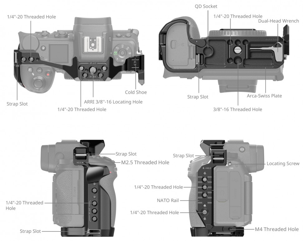 SmallRig 4519  Клетка для Nikon Z6 III