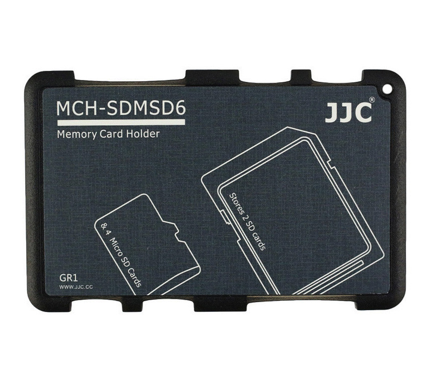 JJC MCH-SDMSD6GR Кейс для карт памяти на 2 х SD, 4 х MicroSD