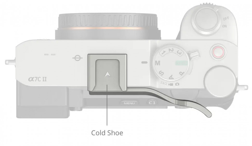 Упор для большого пальца SmallRig 4818 Thumb Grip для Sony A7CII/A7CR/A7C Серебро