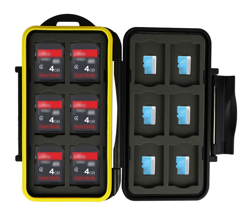 JJC MC-SDMSD24 Кейс для карт памяти на 12 х SD, 12 х Micro SD