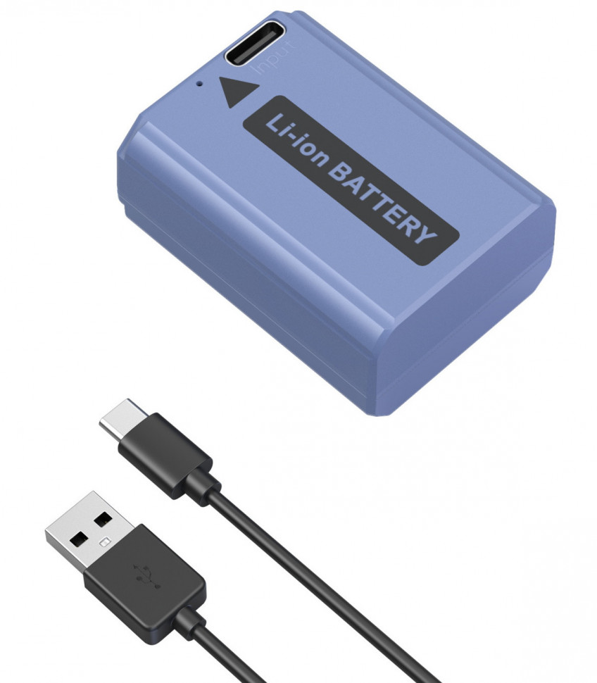 Аккумулятор SmallRig 4330 NP-FW50 Type-C Синий