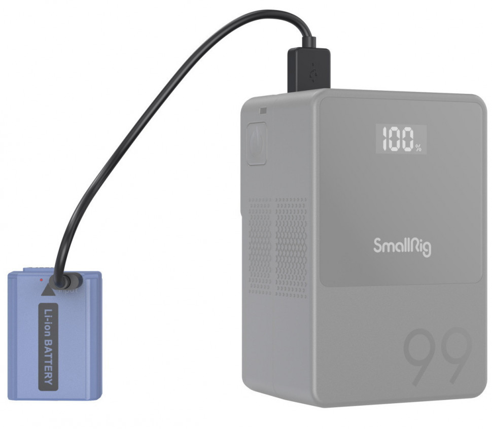 Аккумулятор SmallRig 4330 NP-FW50 Type-C Синий