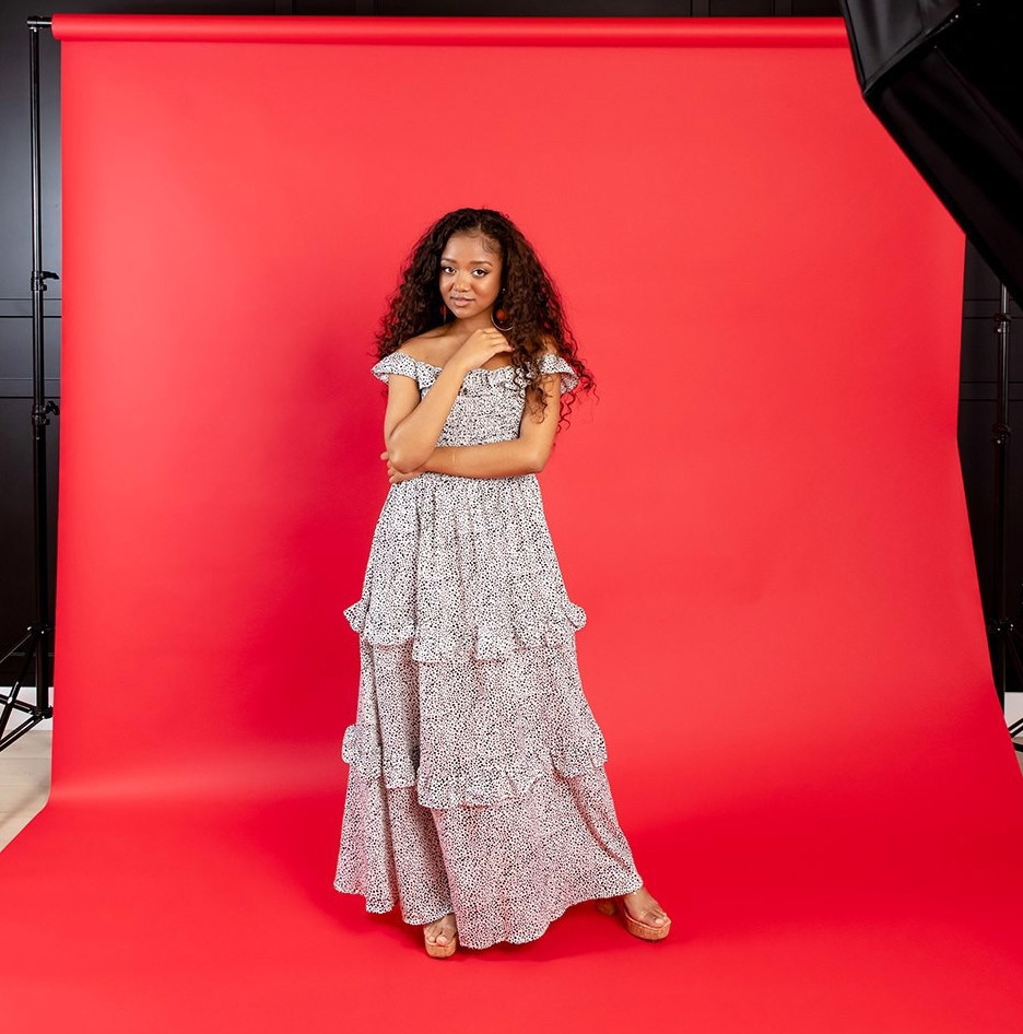 Фон бумажный Falcon Eyes BackDrop 2.72x10 красный