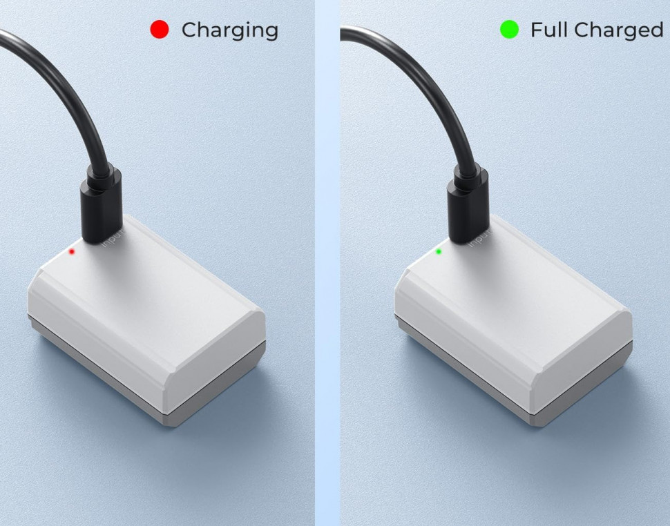 Комплект аккумуляторов K&F Concept NP-FW50 Type-C (2шт)