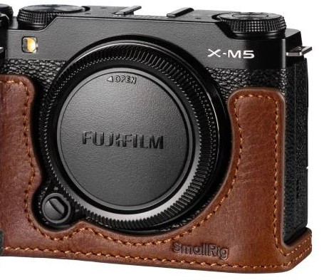 Чехол SmallRig Camera Leather Half Kit для Fujifilm X-M5 Коричневый