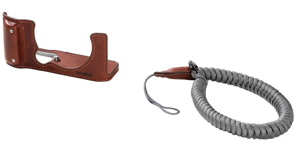 Чехол SmallRig Camera Leather Half Kit для Fujifilm X-M5 Коричневый
