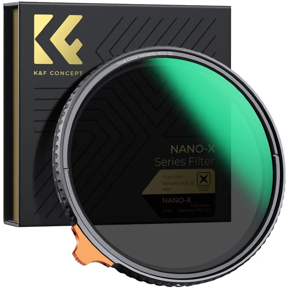 Светофильтр K&F Concept Nano-X CPL/ND2-32 82мм