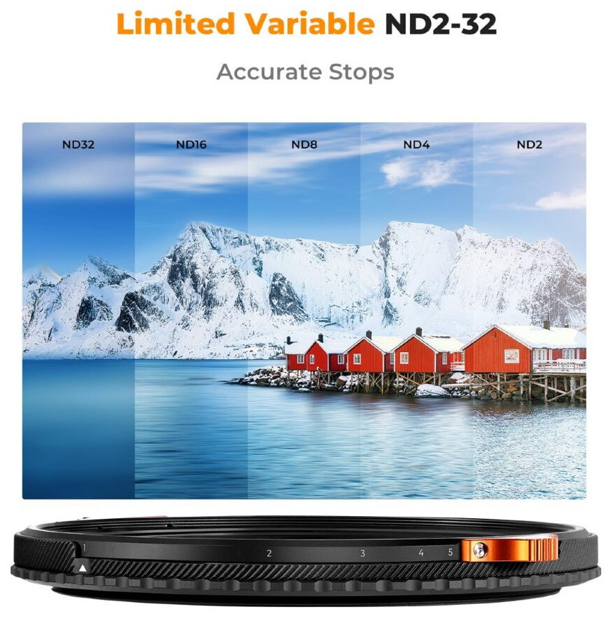 Светофильтр K&F Concept Nano-X CPL/ND2-32 82мм